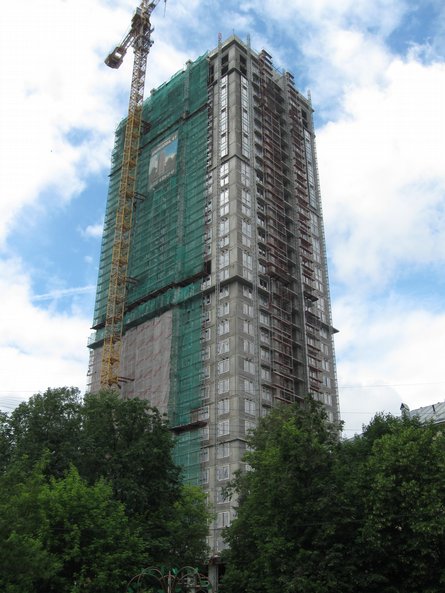 Определение затрат, необходимых для завершения строительства многоэтажного жилого комплекса на ул. Маршала Бирюзова после консервации