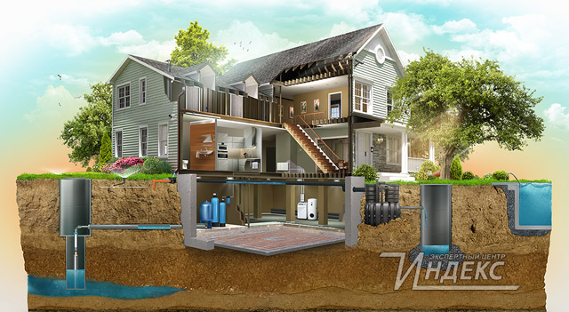 Как провести водоснабжение в загородном доме от центрального водопровода?