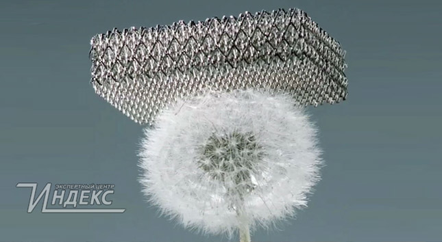 Самый легкий искусственный металл под названием «микролаттис»