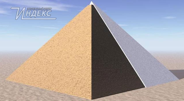 Какого цвета изначально была пирамида Хеопса?
